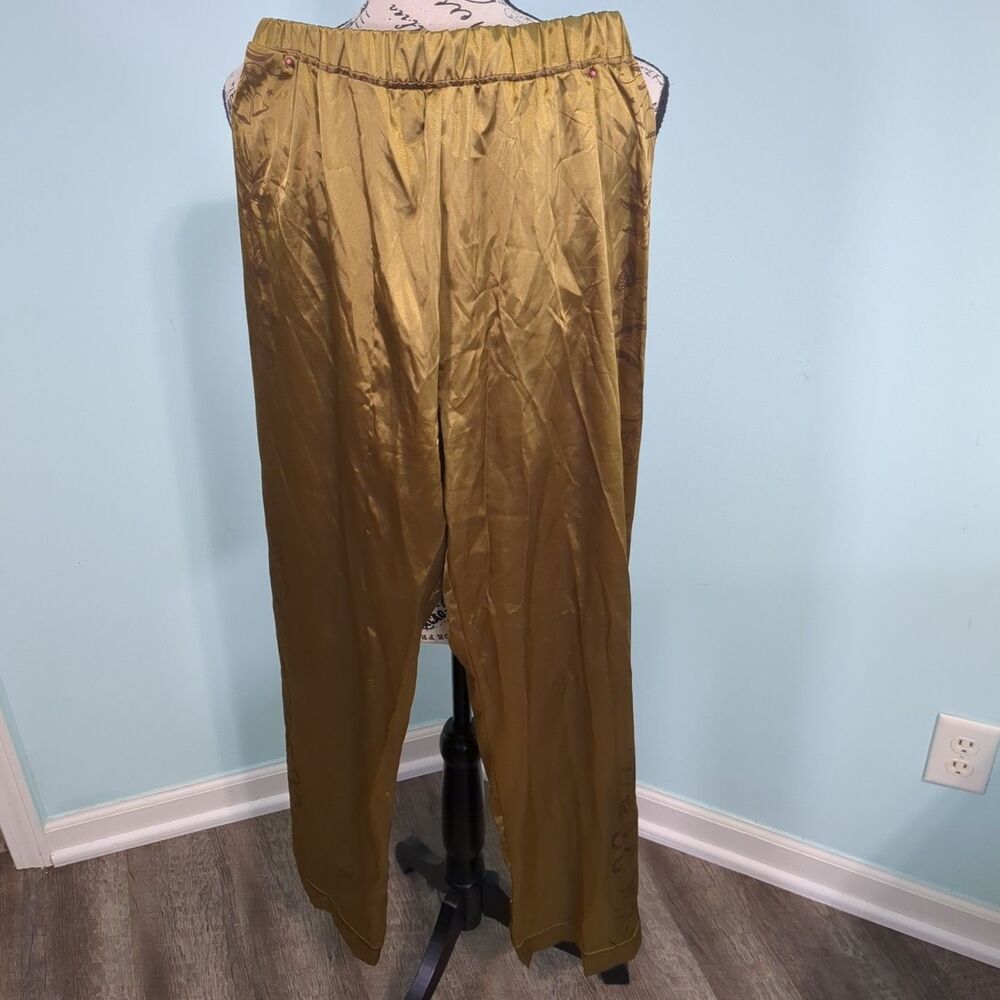 Taylor Swift Fearless (Taylor's Version) Gold Satin Pajama Pants Size Smal